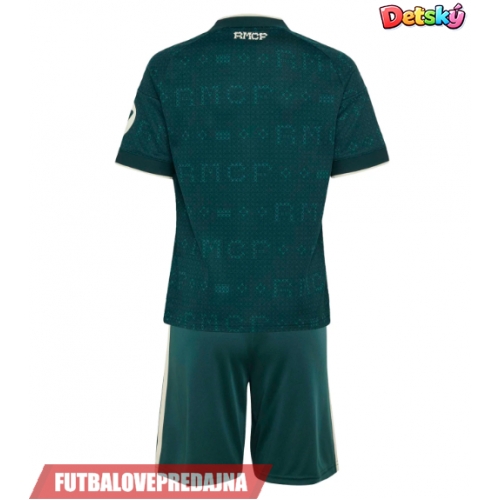 Lacne Dětský Futbalové dres Real Madrid 2026-27 Krátky Rukáv - Preč (+ trenírky)